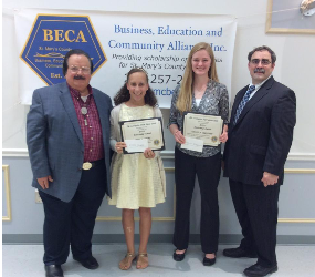 Lexington Park Lions Club Present Scholarships